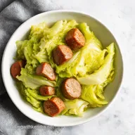 Healthy Cabbage and Sausage with My Bangers Cabbage