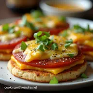 Bangers Mash english muffin pizza Quick Weeknight Dinner
