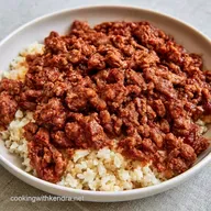 Beef Cauliflower Rice Bowl Meal Prep