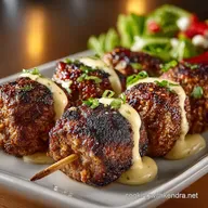 Juicy Beef Mince Kofta Skewers with Tahini BBQ Perfection