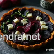 Beetroot Tart with Goats Cheese: A Honey-Balsamic Dream!