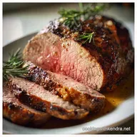 Bottom Round Roast Slow-Roasted for 2 Hours
