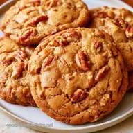 Brown Butter Pecan Cookies: Caramelized