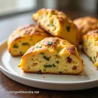 Ultimate Cheesy Bacon Chive Scones Recipe Easy Savoury Bake