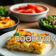 Easy Bake Cheesy Chorizo Strata Delight for a Sunday Morning Brunch