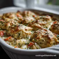 Chicken Cobbler with Red Lobster Biscuits Baked