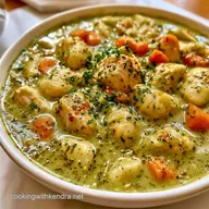 Chicken Gnocchi Pesto Soup in 40 Minutes