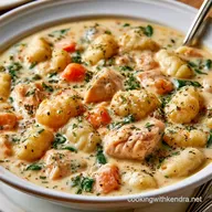 Creamy Chicken Gnocchi Soup with Spinach