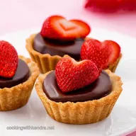 Chocolate Strawberry Heart Tartlets A Valentines Day Treat