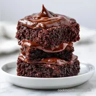 Chocolate Zucchini Brownies with Cocoa
