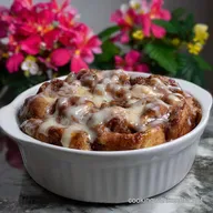 Cinnamon Roll Casserole: Silky Custard & Pecan Crust