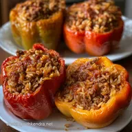 Stuffed Peppers Recipe: Classic Beef Rice Baked Perfect