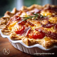 Flaky Country Tomato Bacon Pie Guaranteed No Soggy Bottom
