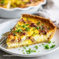 Classic Quiche Lorraine Recipe for 8 Servings