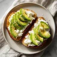 Cottage Cheese Avocado Toast: Silky