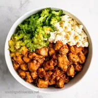 Cottage Cheese BBQ Chicken Lean Mean Power Bowl