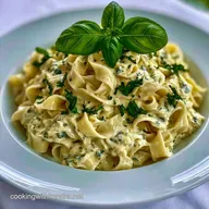 Creamy Basil Alfredo Pasta in 25 Minutes