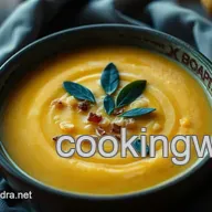 Comforting Creamy Coquina Squash Soup with Sage & Caramelized Onions