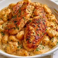 Creamy Garlic Chicken Gnocchi One-Pot