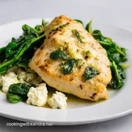 Easy Spinach Artichoke Chicken with Cottage Cheese