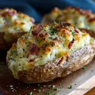 Twice Baked Potato Recipe: Ultimate Crispy Skin