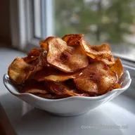 Crispy Cinnamon Apple Chips Healthy Low: Ultra Crunchy Snack