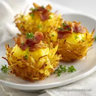 Crispy Hash Brown Egg Cups for Meal Prep