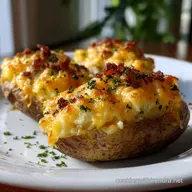 Twice Baked Potatoes: Ultra-Crispy Skins, Velvety Inside