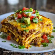 Crock Pot Mexican Lasagna Recipe: Cheesy Layers