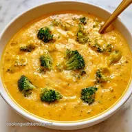 Crockpot Broccoli Cheddar Soup: Creamy