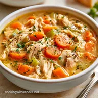 Hearty Crockpot Chicken Vegetable Soup