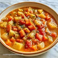 Crockpot Vegetable Soup with Potatoes