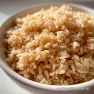 brown rice in rice cooker: Ready in 30 Min
