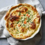 Chicken Pot Pie: Flaky Crust in 50 Min