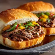 Best Crock Pot Italian Beef Sandwiches Chicago Style Jus