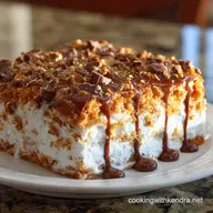 The MillionDollar Butterfinger Cake Easy Poke Cake with Condensed Milk