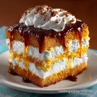 GrownUp Twinkie Cake The NoBake Golden Layer Cake
