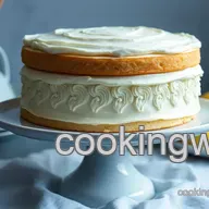 Elegant Vanilla Layer Cake on a Cake Stand: A Simple Celebration Treat