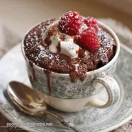 Emergency Chocolate Fudge Mug Cake The 5Minute Microwave Treat