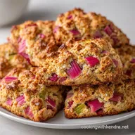 Rhubarb Scones: Food Processor