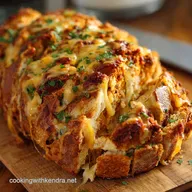 Football Party Foods: The Ultra-Cheesy Chicken Chorizo Cob Loaf
