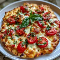 Fresh Tomato Basil Flatbread in 17 Min