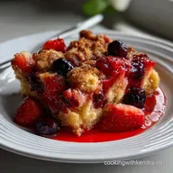 Fruit Cocktail Dump Cake with Cake: 10-Min Prep Cobbler