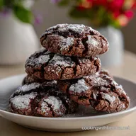 Crinkle Cookies: The Ultimate Fudgy Chocolate Recipe