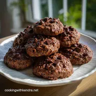 Cocoa Banana Chickpea Cookies Healthy Chocolate | Fudgy & Flourless