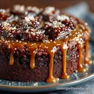 Fudgy Salted Caramel Brownie Cake Recipe The Sticky Showstopper