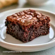 Zucchini Brownies with Almond Butter