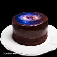 Galactic Ganache Galaxy Cake A Stunning Milky Way Birthday