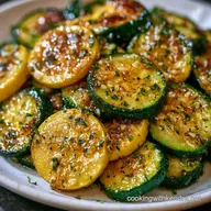 Garlic Butter Sauteed Squash: 20 Min