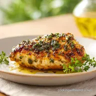 Chicken Breast Recipe with Garlic and Herbs in Oven